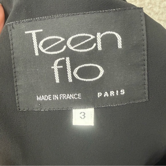 Teen flo Black Sleeveless High mock neck Midi Dress Size 3 - Picture 7 of 11